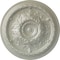 Ekena Millwork Oslo Ceiling Medallion (Fits Canopies up to 7 5/8"), Hand-Painted Flash Copper, 38 3/8"OD x 2 7/8"P CM38OSFCS - alternate 1